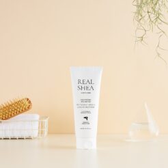 Термозахисний відновлюючий крем для волосся з маслом ши Rated Green.Номер 1