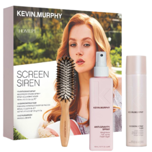 Лімітований набір для стайлінгу Гламурний об’єм (лак 400мл, спрей для прикореневого об’му 150мл, розчіска) Screen Siren